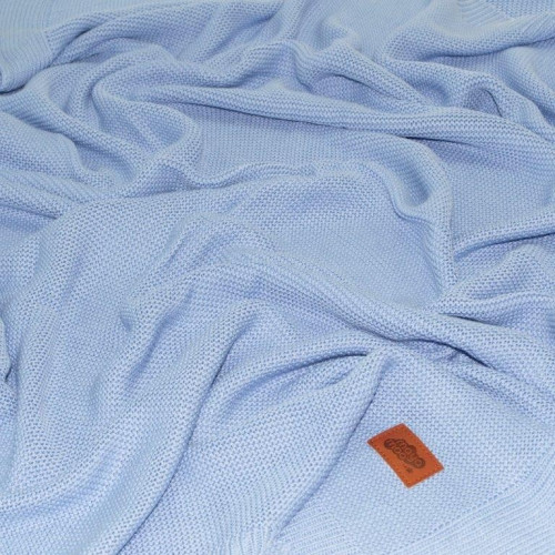 Strikket tæppe/blanket til børn i bomuld/ bamboo fra MytrendyHome.dk