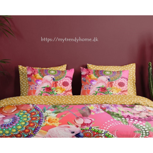 Bomuldssatin sengetøj Nevine med mandala ornament fra MytrendyHome.dk