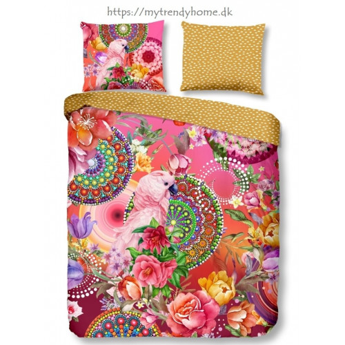 Bomuldssatin sengetøj Nevine med mandala ornament fra MytrendyHome.dk