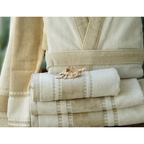 Badehåndklæder Edipo oliven 70x140 cm fra MyTrendyHome.dk
