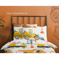 Junior sengetøj Working machines med med traktorer fra MyTrendyHome.dk
