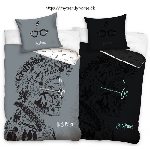 Selvlysende sengetøj Harry Potter fra MytrendyHome.dk