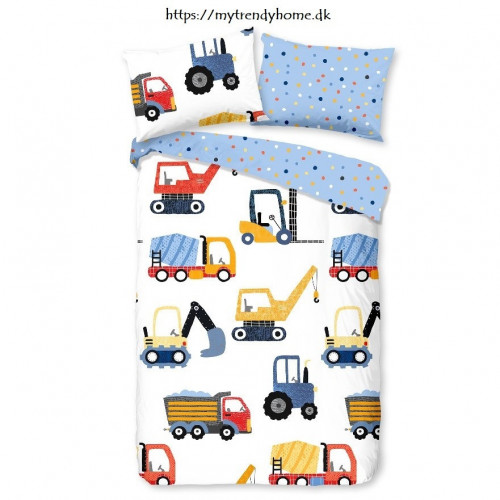 Junior sengetøj Machines med med traktorer fra MyTrendyHome.dk