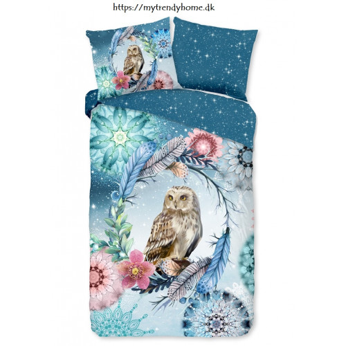 Bomuldssatin sengetøj Kolya med mandala ornament fra MytrendyHome.dk