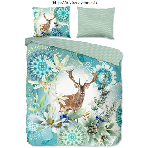 Bomuldssatin sengetøj Xela med mandala ornament fra MytrendyHome.dk