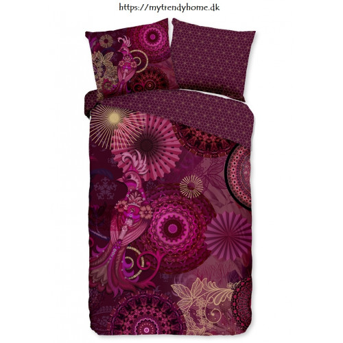Bomuldssatin sengetøj Miska med mandala ornament fra MytrendyHome.dk