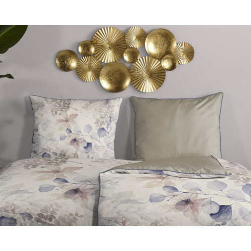 Bomuldssatin sengetøj Fivien med eksotiske blomster - MyTrendyHome.dk