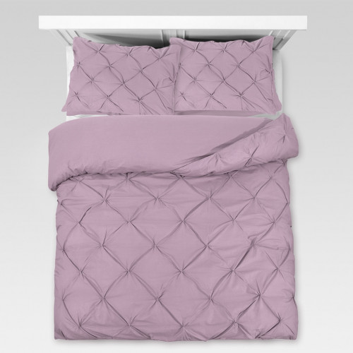Elegant Sengetøj Salvador Pink med Pintuck i ren bomuld - MyTrendyHome