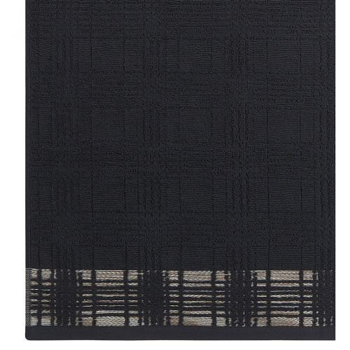 Bomuldshåndklæde Grid med elegant ternet mønster fra MyTrendyHome.dk
