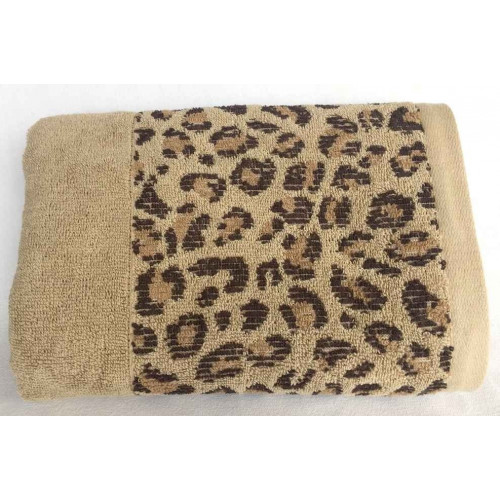 Trendy Leopard frotté håndklæde i 100% bomuld fra MytrendyHome.dk