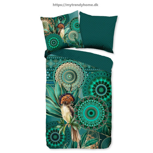 Bomuldssatin sengetøj Damali med mandala ornament fra MytrendyHome.dk
