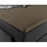 Fitted Sheet Splittopper Jersey Taupe