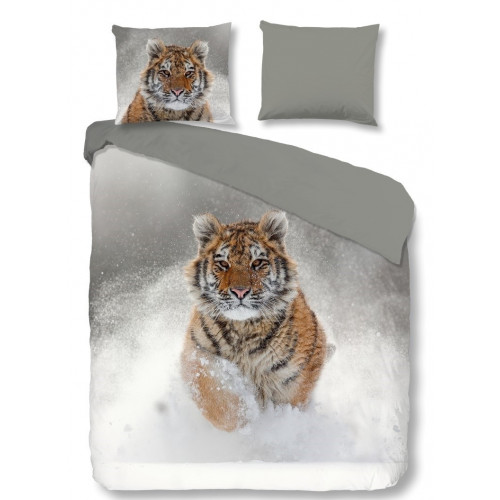 Flonel sengesæt Snow Tiger 100% bomuld fra MyTrendyHome.dk
